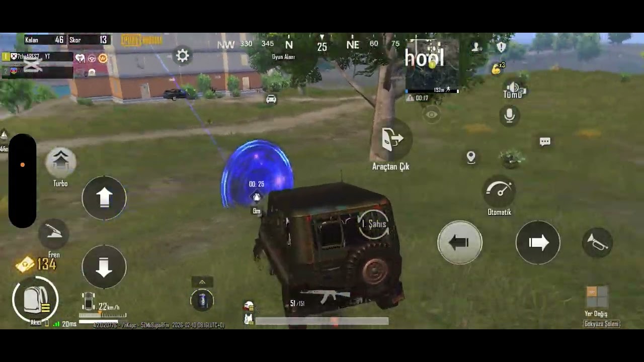 Tek başıma kaldım 1v4 PUBG MOBİL