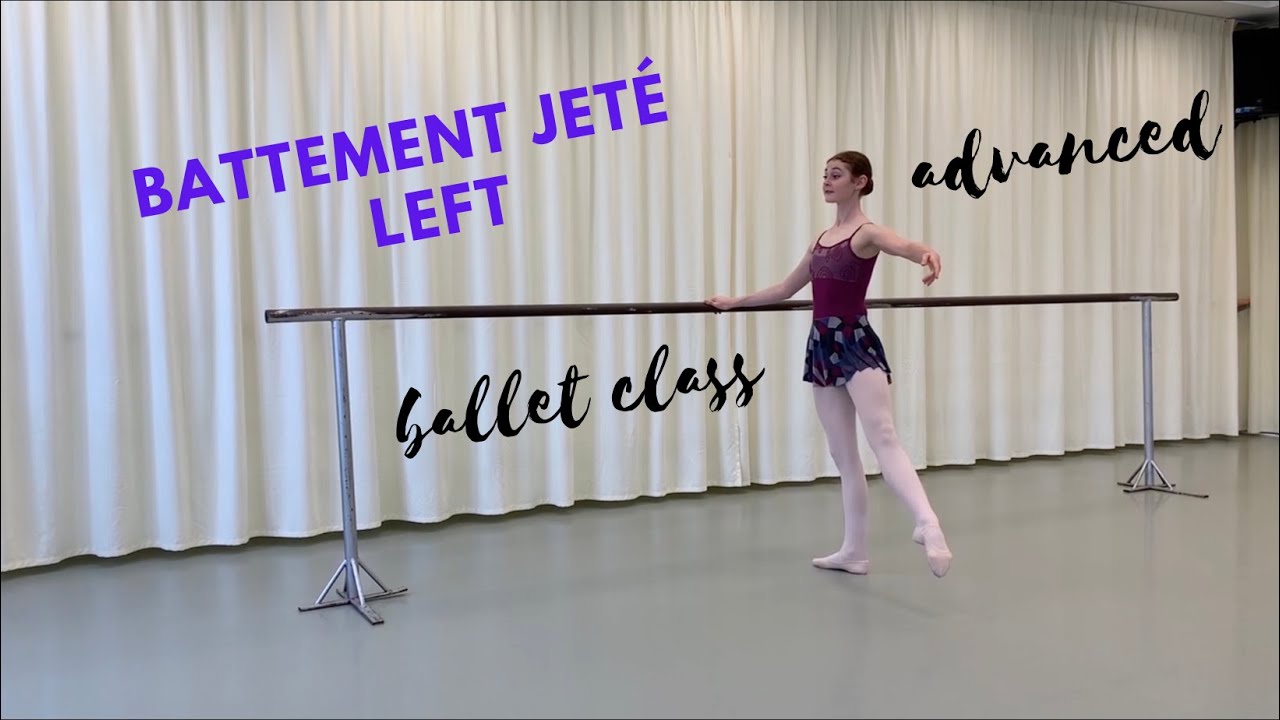 Battement Jeté - Bar - Left - Advanced