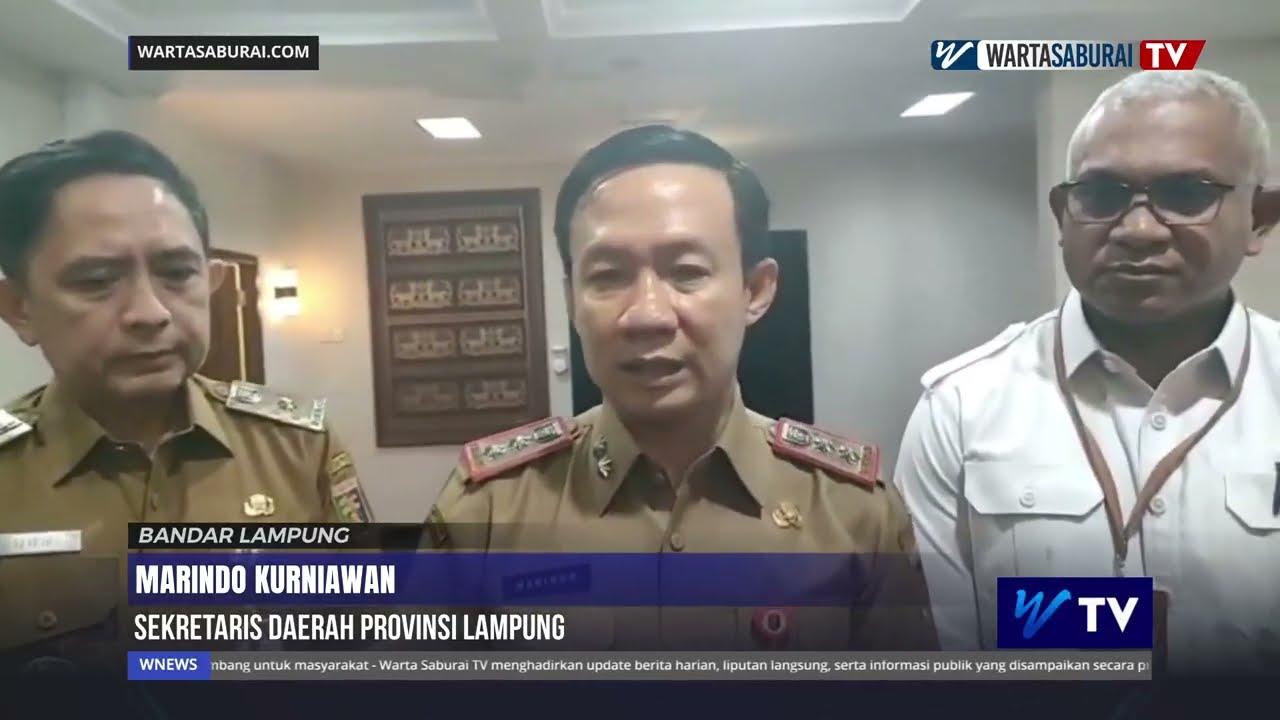 NORMALISASI SUNGAI DAN MASTER PLAN DINILAI JADI SOLUSI ATASI BANJIR DI LAMPUNG | WARTA SABURAI TV