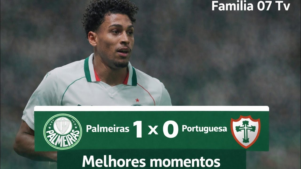 Palmeiras começa bem o ano e tem uma vitória impressionante sobre a Portuguesa