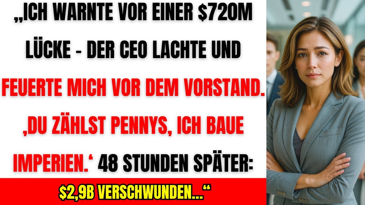 Ich warnte vor dem Absturz – der CEO verspottete mich. 48 Std. später verlor er $2.9 Milliarden