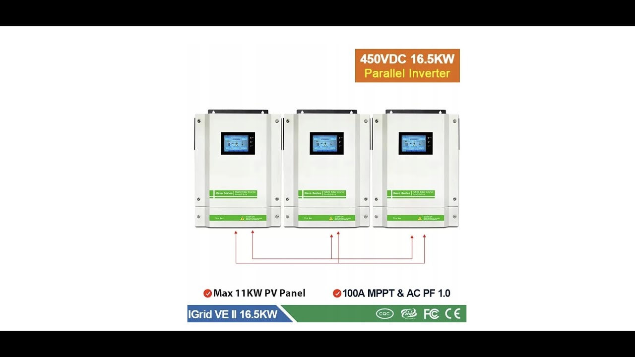 iGrid VE II 5.5KW 48V OfF-GRID Hybrydowy Falownik kt&oacute;rym możesz zrobić 3 fazy
