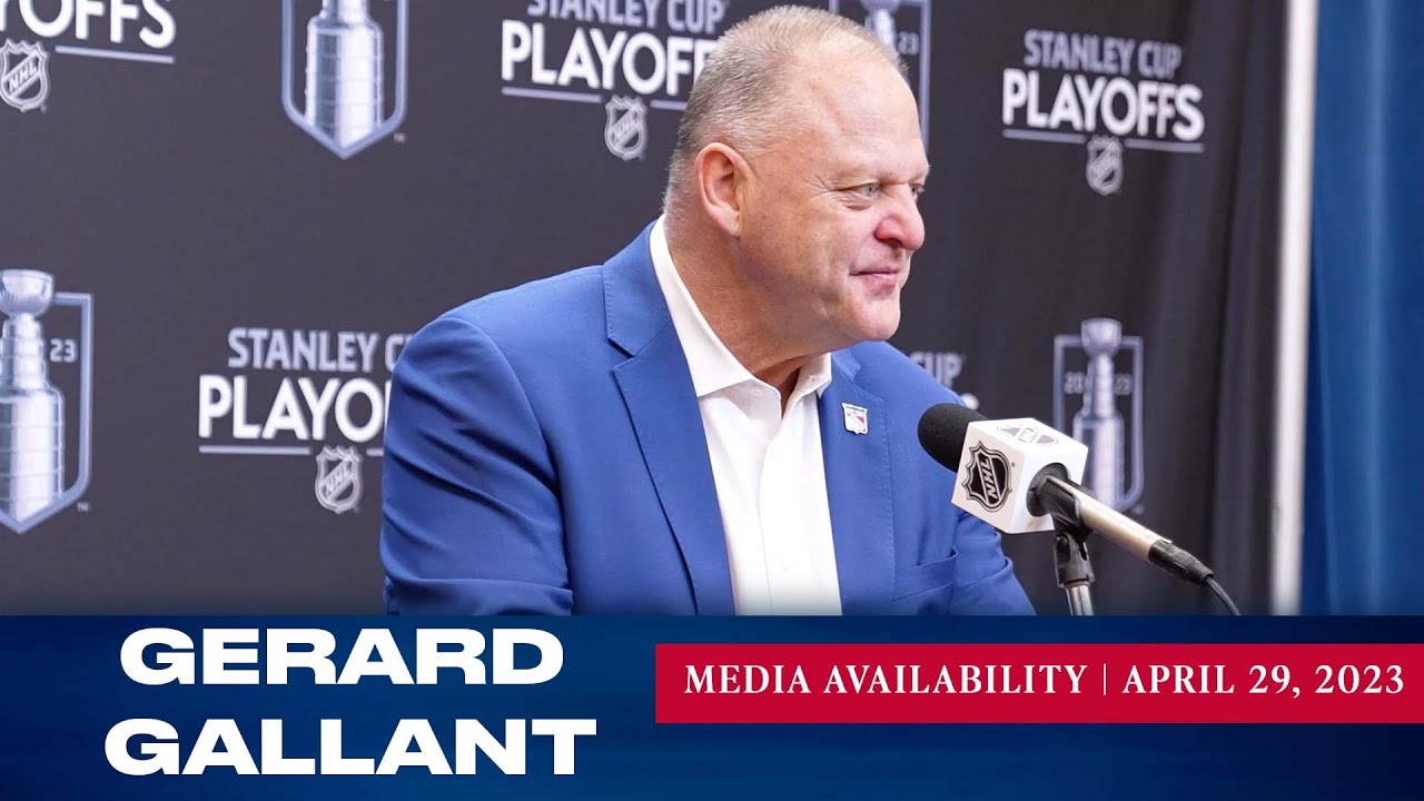 New York Rangers: Gerard Gallant Postgame Media Availability | Apr. 29, 2023