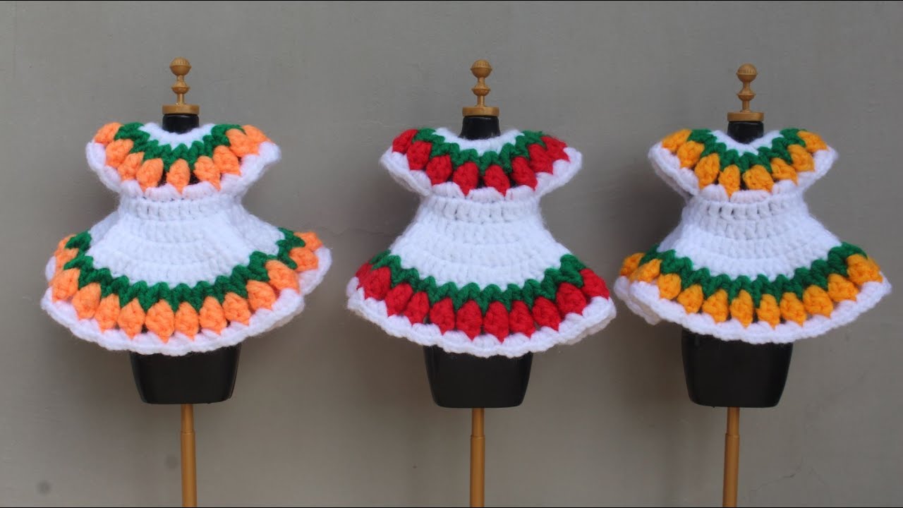 Crochet Mini Dress (Tulip Stitched) | Crochet Pattern