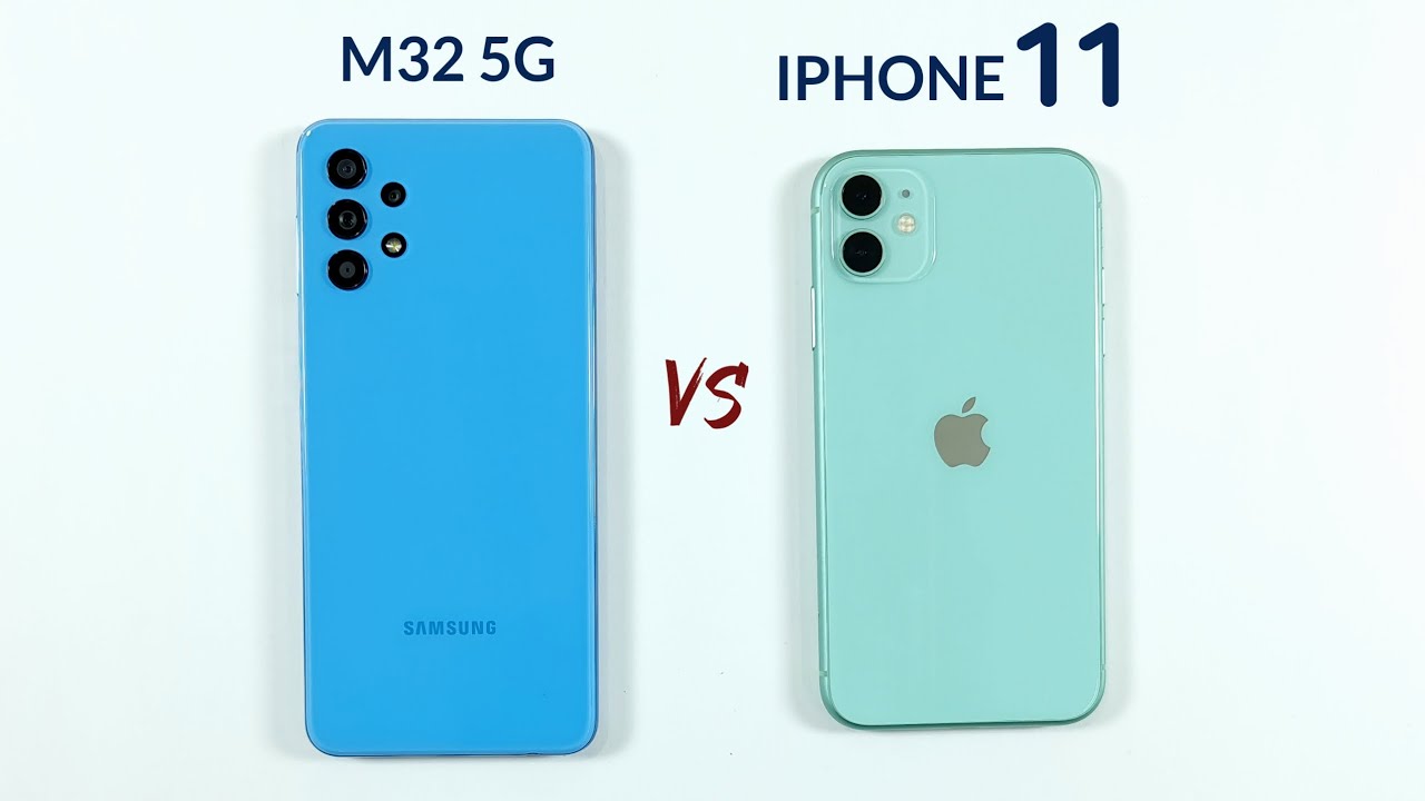 Samsung M32 5G vs iPhone 11 - SPEED TEST !!