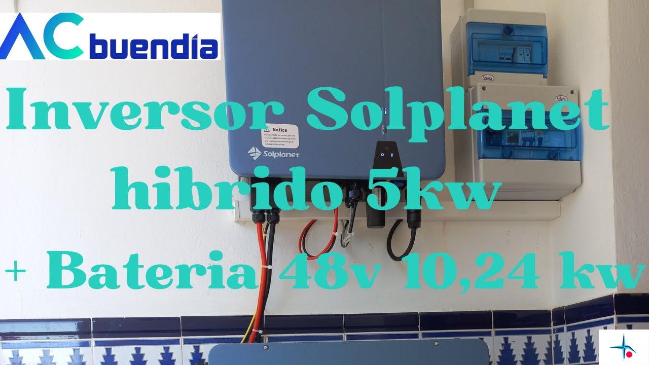 Inversor Solplanet 5kw hibrido + Bateria 10 kw