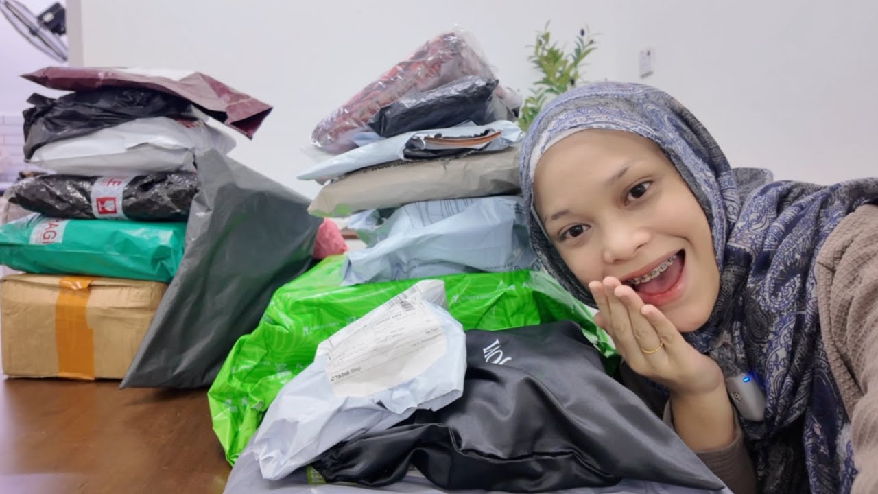 SHOPEE HAUL RAYA! ⋆.˚ ☾⭒.˚ | PART 1