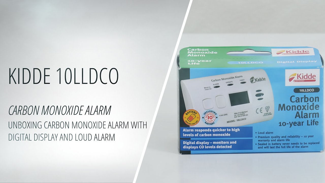 Kidde Carbon Monoxide Alarm 10LLDC0 - 4K Unboxing [Unboxing]
