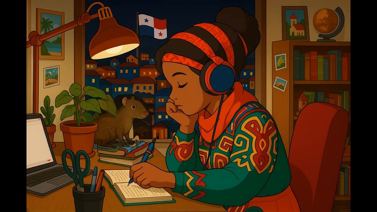 Panamanian Chill Latin Lofi Beats Mix [latin chill lo-fi hip hop beats/Study & Relax Music]