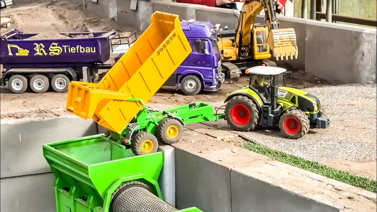 MEGA TRACTOTS AND RC TRUCKS MIX COLLECTION!!