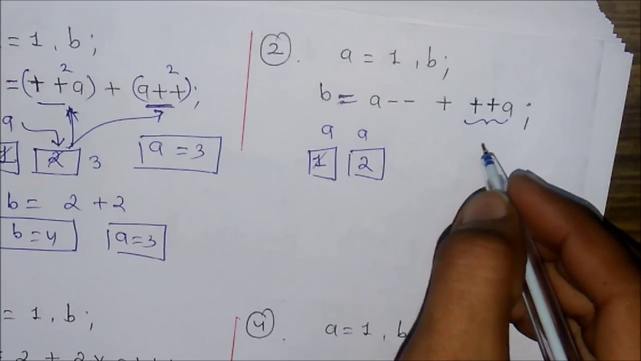 Increment & Decrement Operator   Part 2