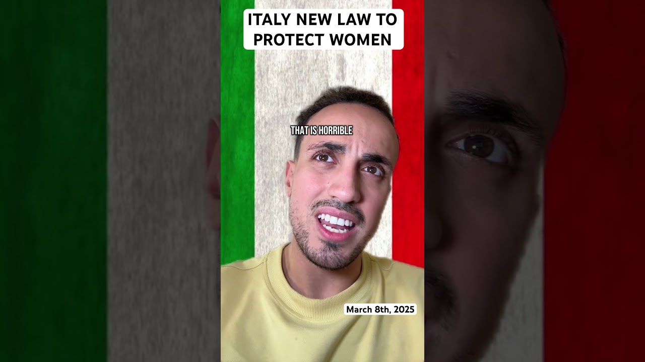 Italy New Law To Protect Women
