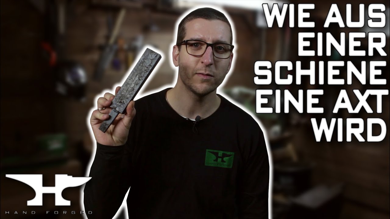 Stollenbahnschiene aus Puddeleisen feuerverschwei&szlig;en