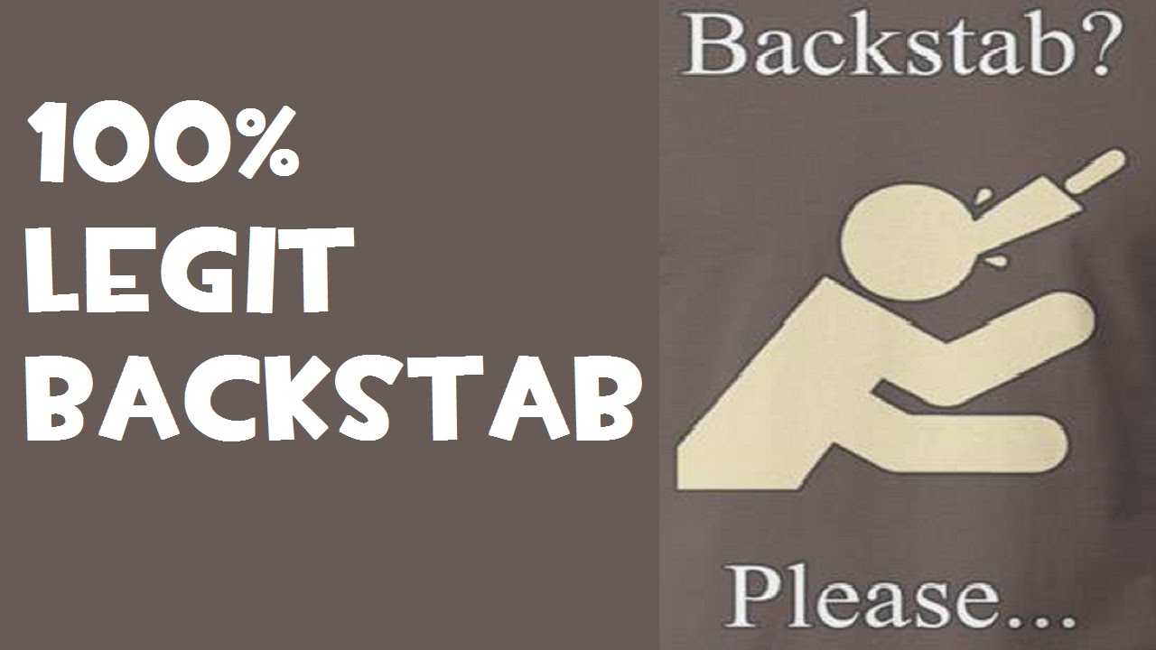 A 100% legit backstab - Team Fortress 2