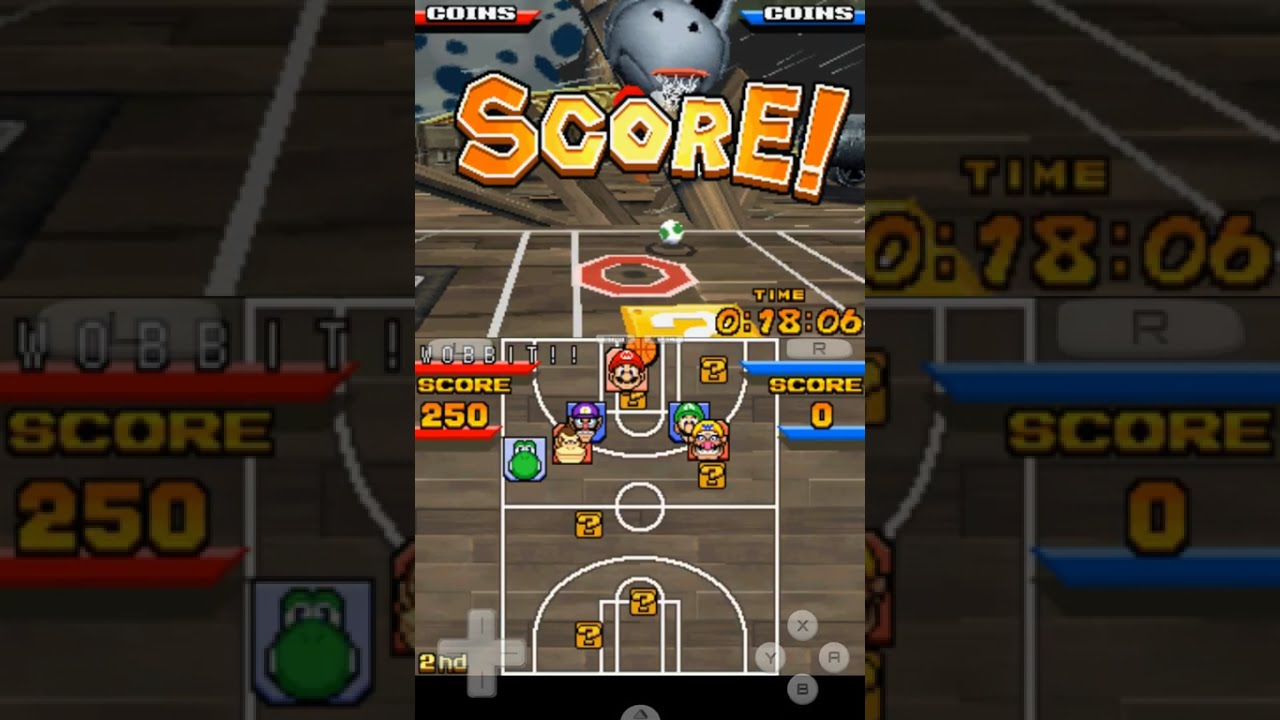 Mario Slam BasketBall Mario Team Wins To Waluigi Team In Pirate Ship