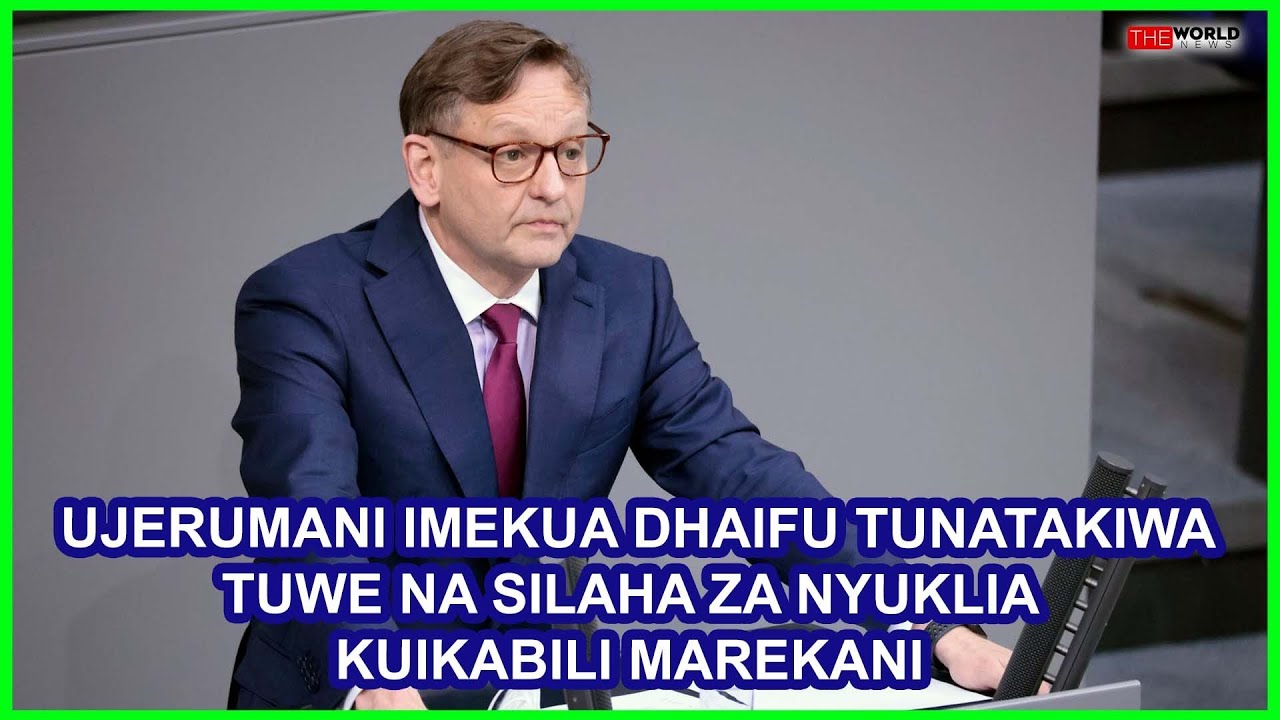 ОТЧЕТ: ГЕРМАНИЯ БЫЛА СЛАБОЙ | ДЛЯ СИЛЫ Ей необходимо ядерное оружие