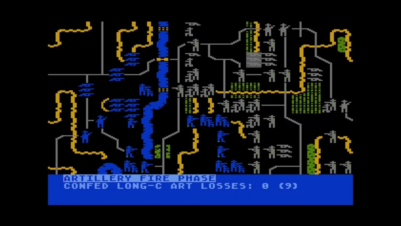 Atari 8-bit:-  BATTLE OF ANTIETAM