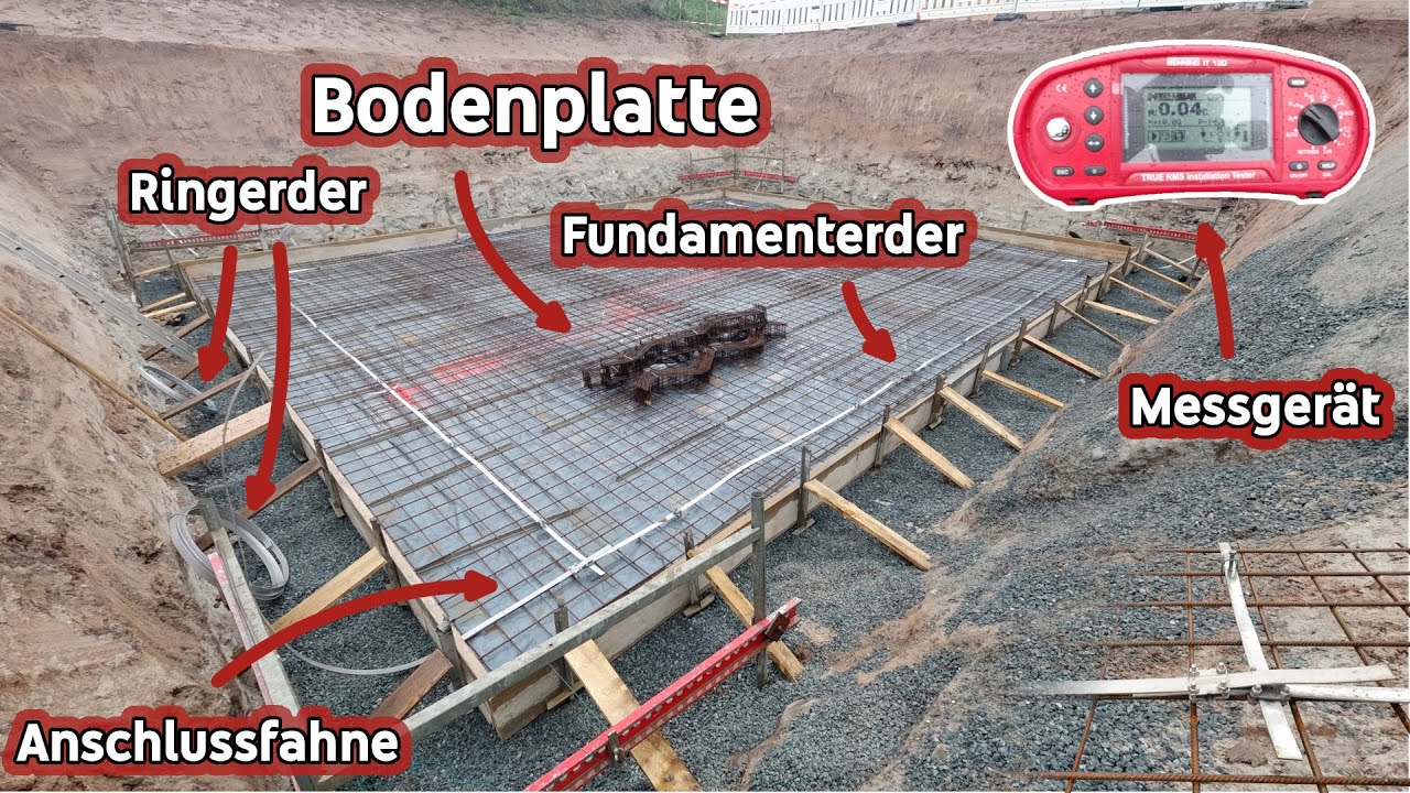 Fundamenterder & Ringerder, Baugrube, uvam. (11.06.2020)