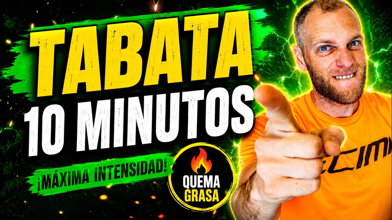 💪 Rutina Intensa 10 Min – Cardio HIIT para Quemar Grasa Exprés
