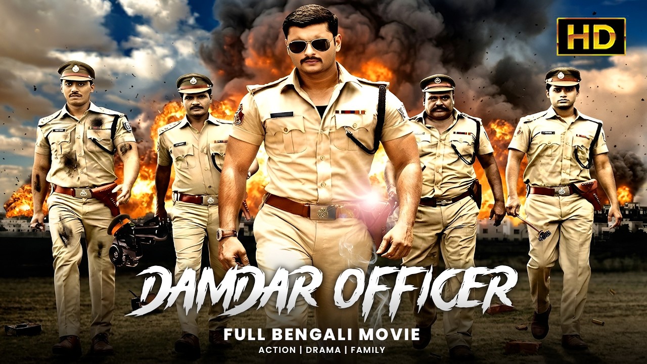 দামদার অফিসার | Damdar Officer Bengali Movie | Anubhav Mohanty Blockbuster Action Film