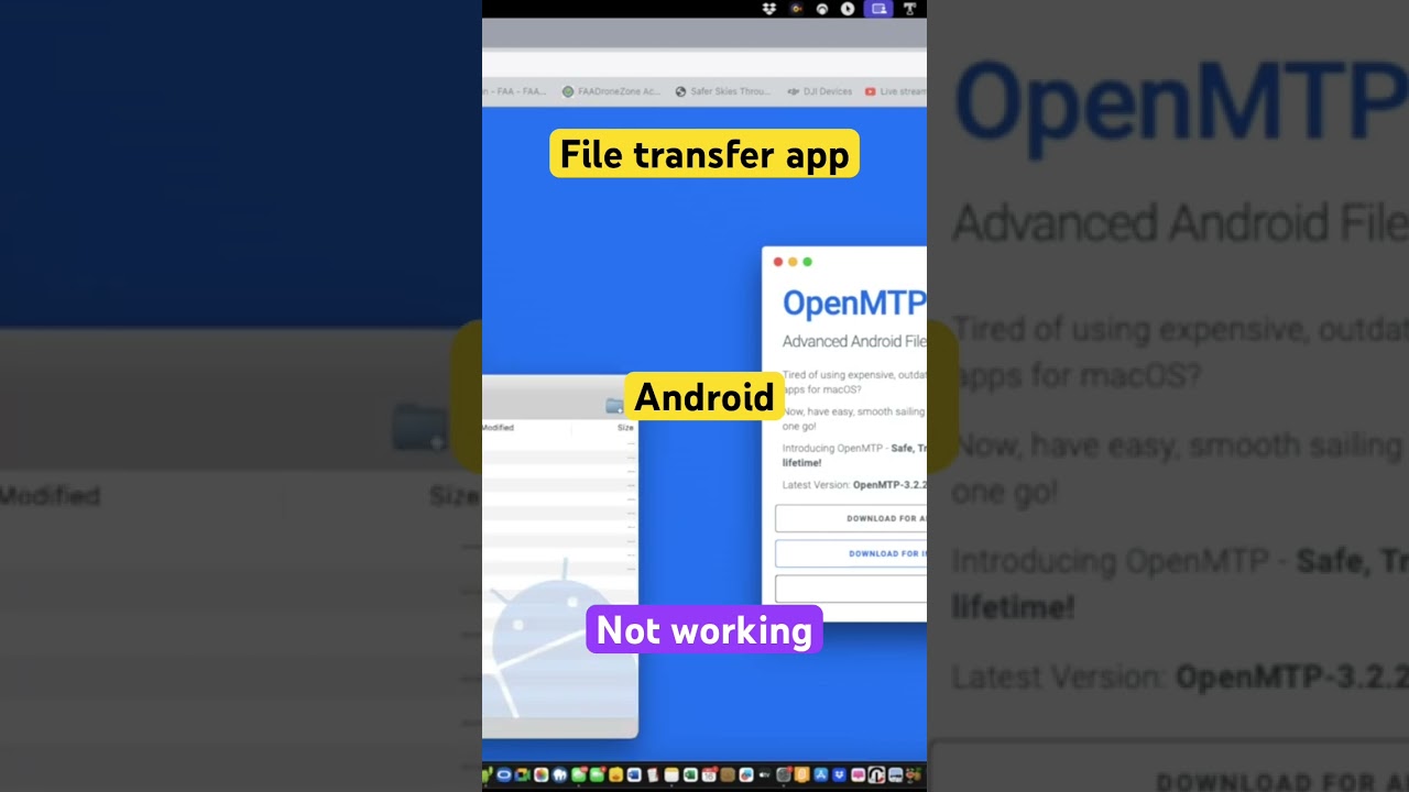 Android file transfer app not working, OpenMTP #openmtp #android #filetransfer