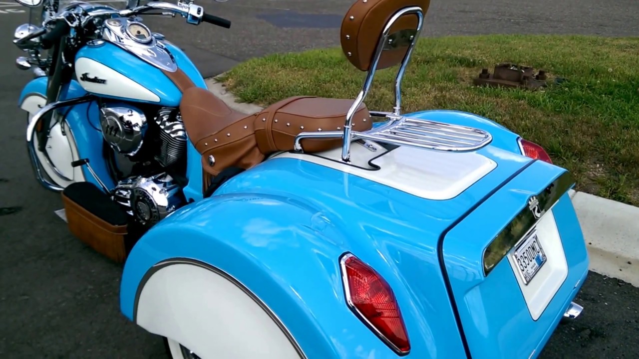 2018 Indian Vintage Motorcycle Trike.