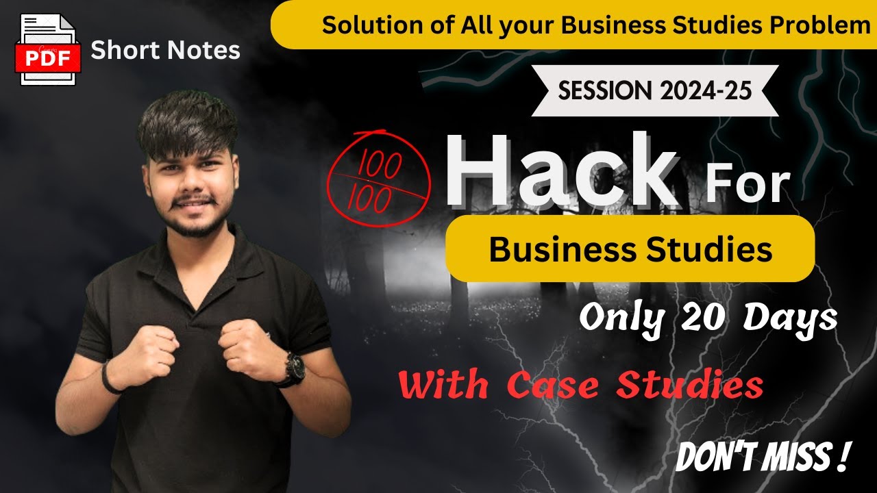 How to prepare Business Studies |Class 12 | Hack For Business Studies |Best Strategy |only 20 days