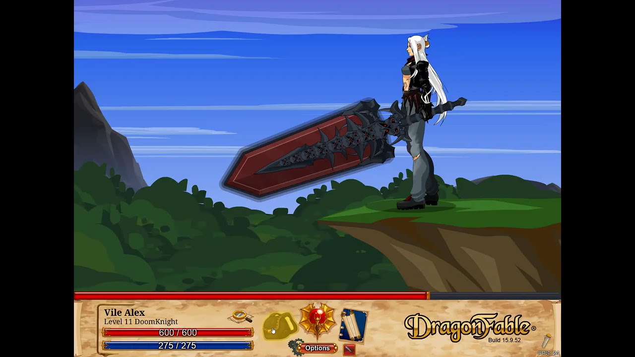 DragonFable - Getting Overfiend Blade of Nulgath