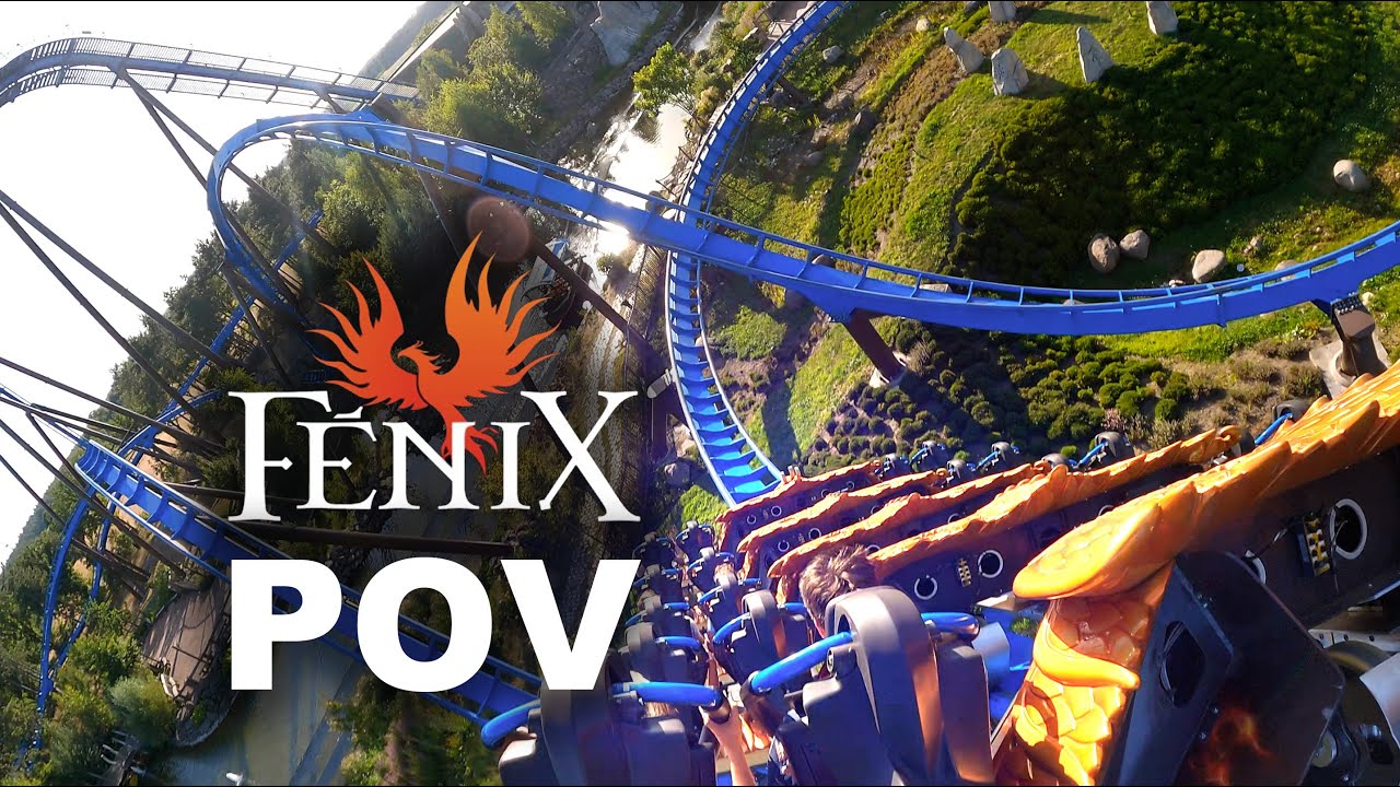 Fēnix Back Row POV Toverland B&M Wing Coaster