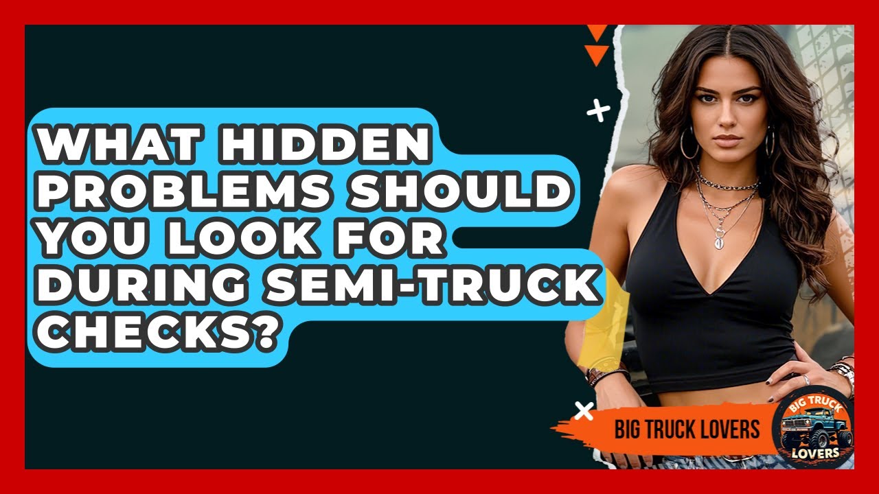 What Hidden Problems Should You Look For During Semi-truck Checks? - Big Truck Lovers