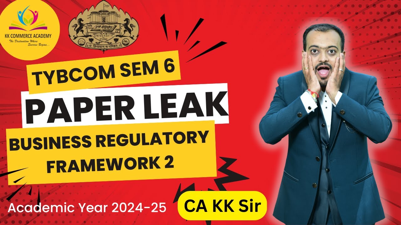 Business Regulatory Framework 2 | Question Bank | TYBCom | Semester 6 | SPPU | Weightage |Paper Leak