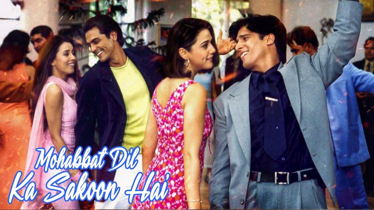 मोहब्बत दिल का सुकून है ऐतबार | Mohabbat Dil Ka Sakoon | Alka, Kumar, Udit | Hindi Songs