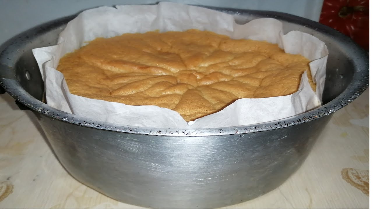 بالماء المغلي كيك اسفنجي ناجح وعالي من اول مرة