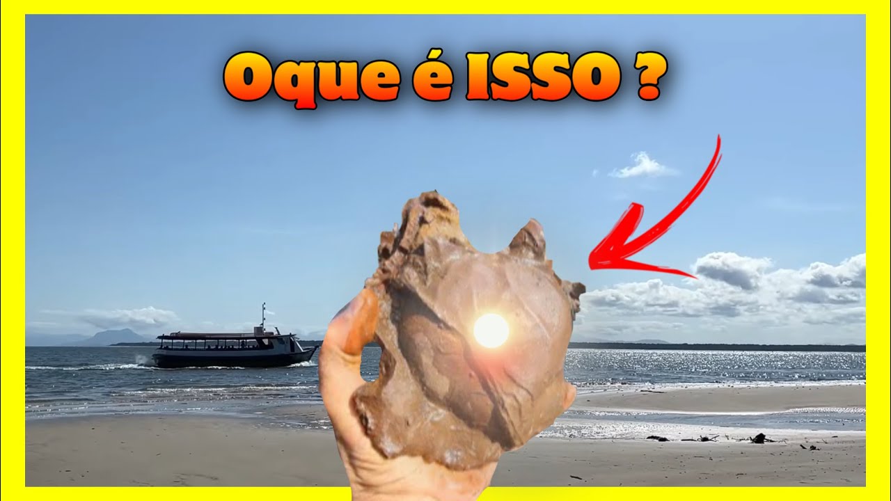 Depois de uma grande ressaca no mar as joias começaram a aparecer na praia