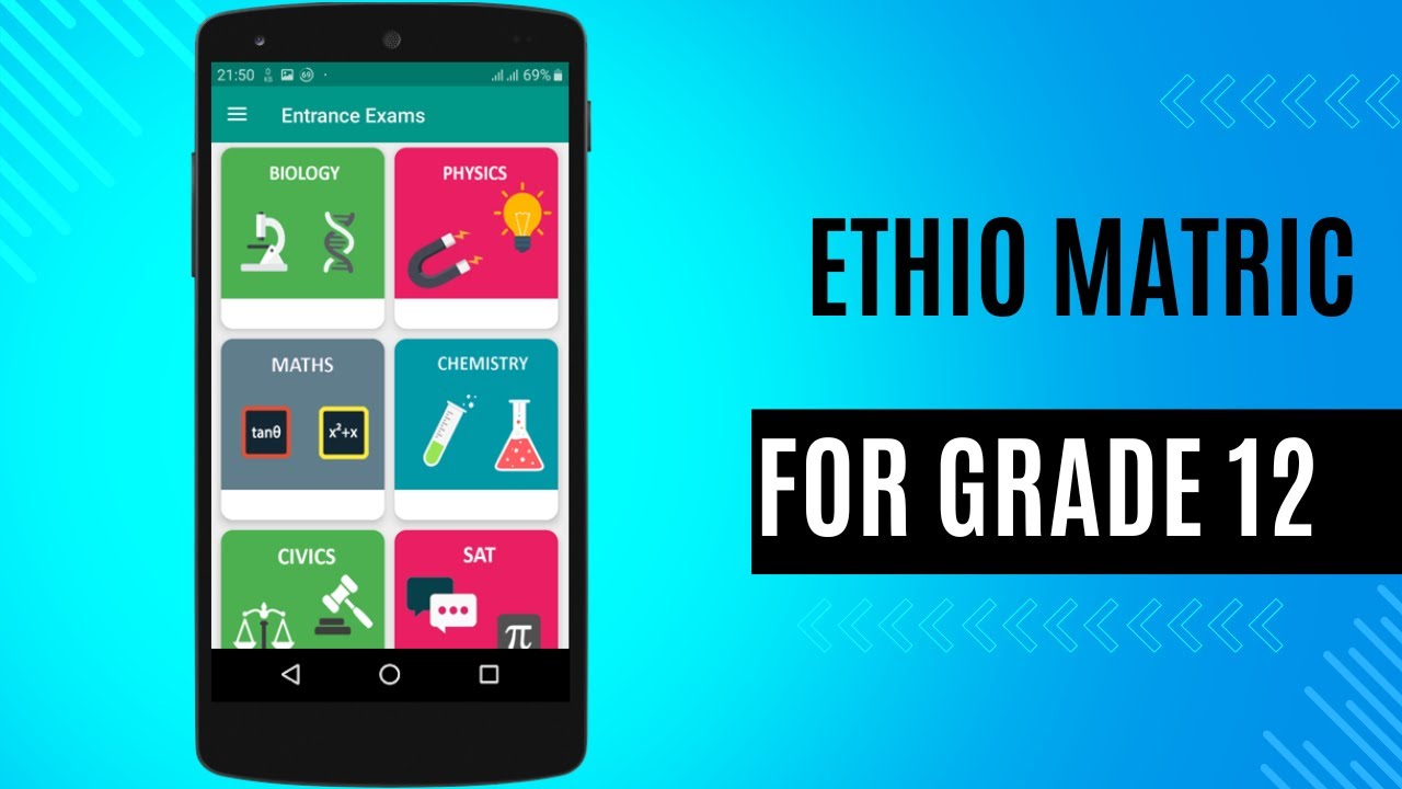 Entrance Exam App for Grade 12 and 11