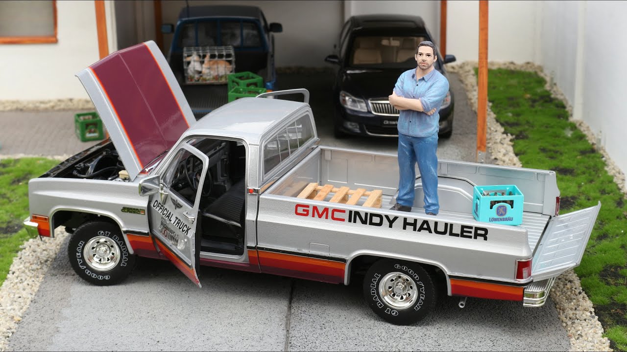 1:18 GMC Sierra Classic 1500 Official Truck 65th Indy 500 '81 - Greenlight [Unboxing]