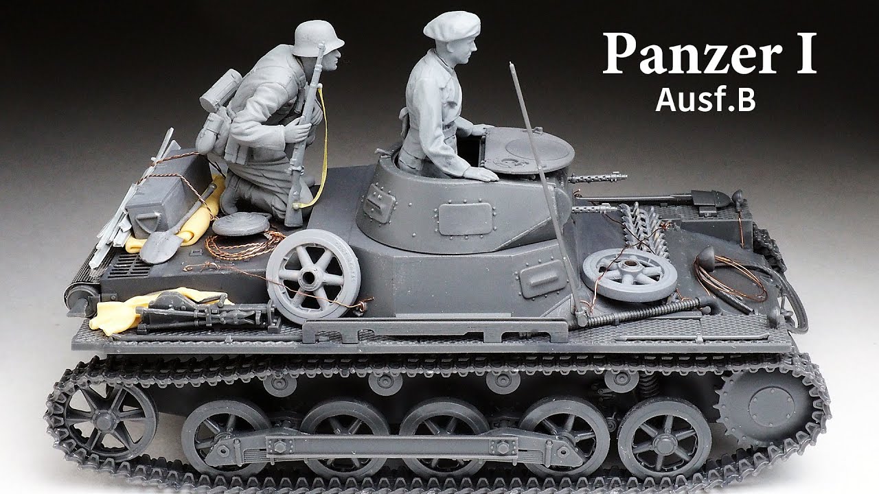 New Tamiya Panzer I Ausf B - Part 1 - 1/35 TAMIYA - Tank Model - [ model building ]