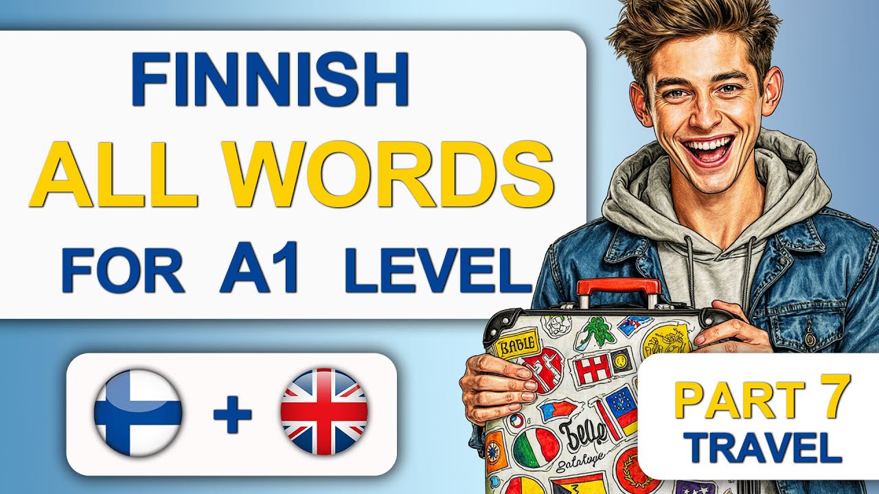 Finnish Travel Vocabulary | Easy Words for Learning & Practice (A1)