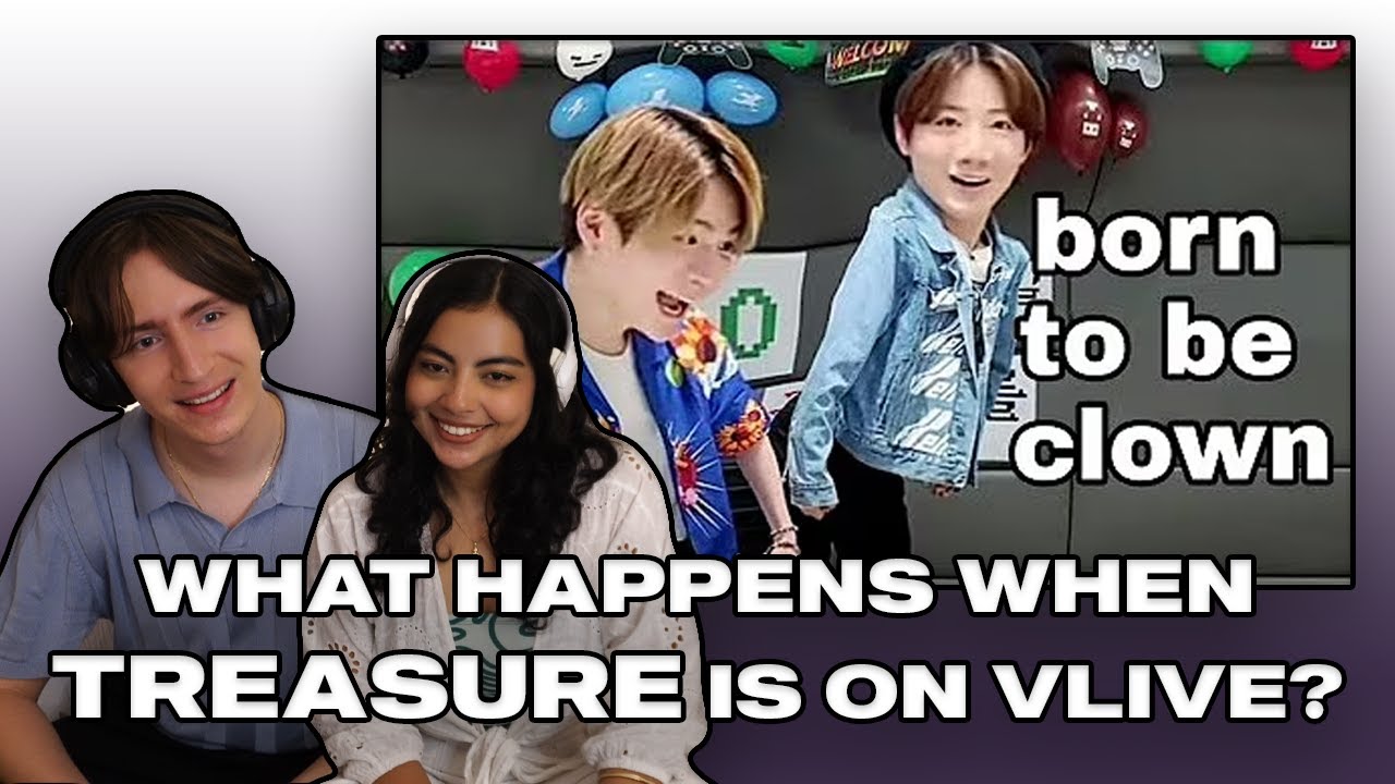 Couple reacts to what happens when treasure do vliveㅣFunny TREASURE Moments