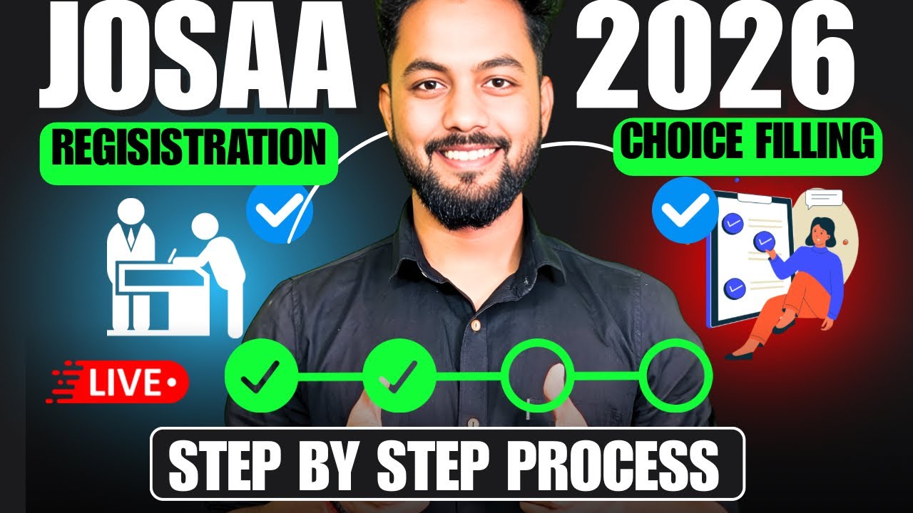 URGENT✅|JoSAA 2026 Registration & Choice Filling OUT|How To Do JoSAA 2026 Registration|JoSAA 2026