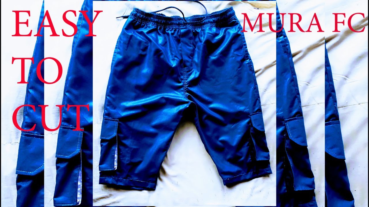 How To Cut And Sew a Short Pant Elastic Waistband with cargo pocket (PART 2)