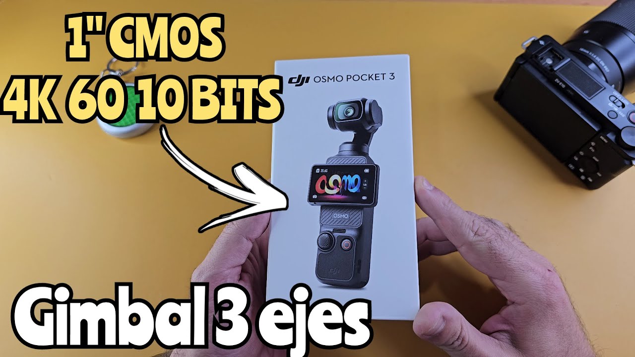 dji OSMO POCKET 3 Unboxing y primeras pruebas 4k 60 | Crea contenido fácil en YouTube y redes🔥