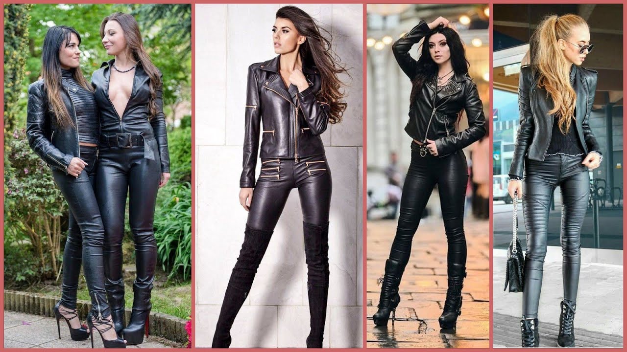 Most Stunning And Likely Faux Tit Leather Pants Outfit Ideas For Women's