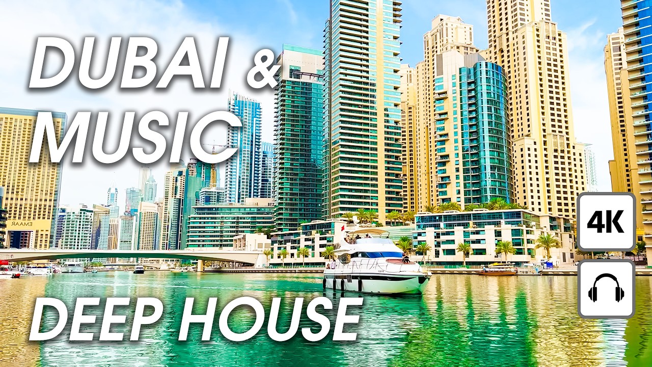 Dubai Live 24/7 🇦🇪 Deep House & Dubai Marina [ 4K ] Walking Tour Compilation