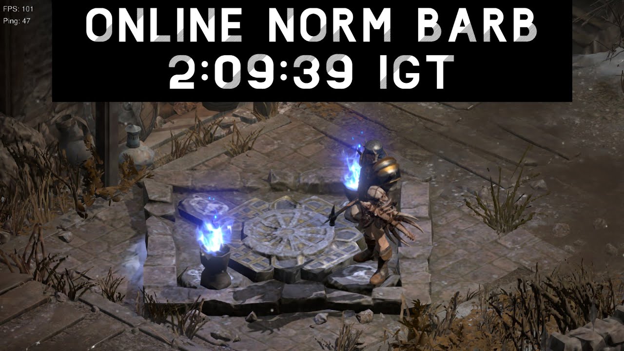 [D2R] WR Online Norm Barb 2:09:39 IGT