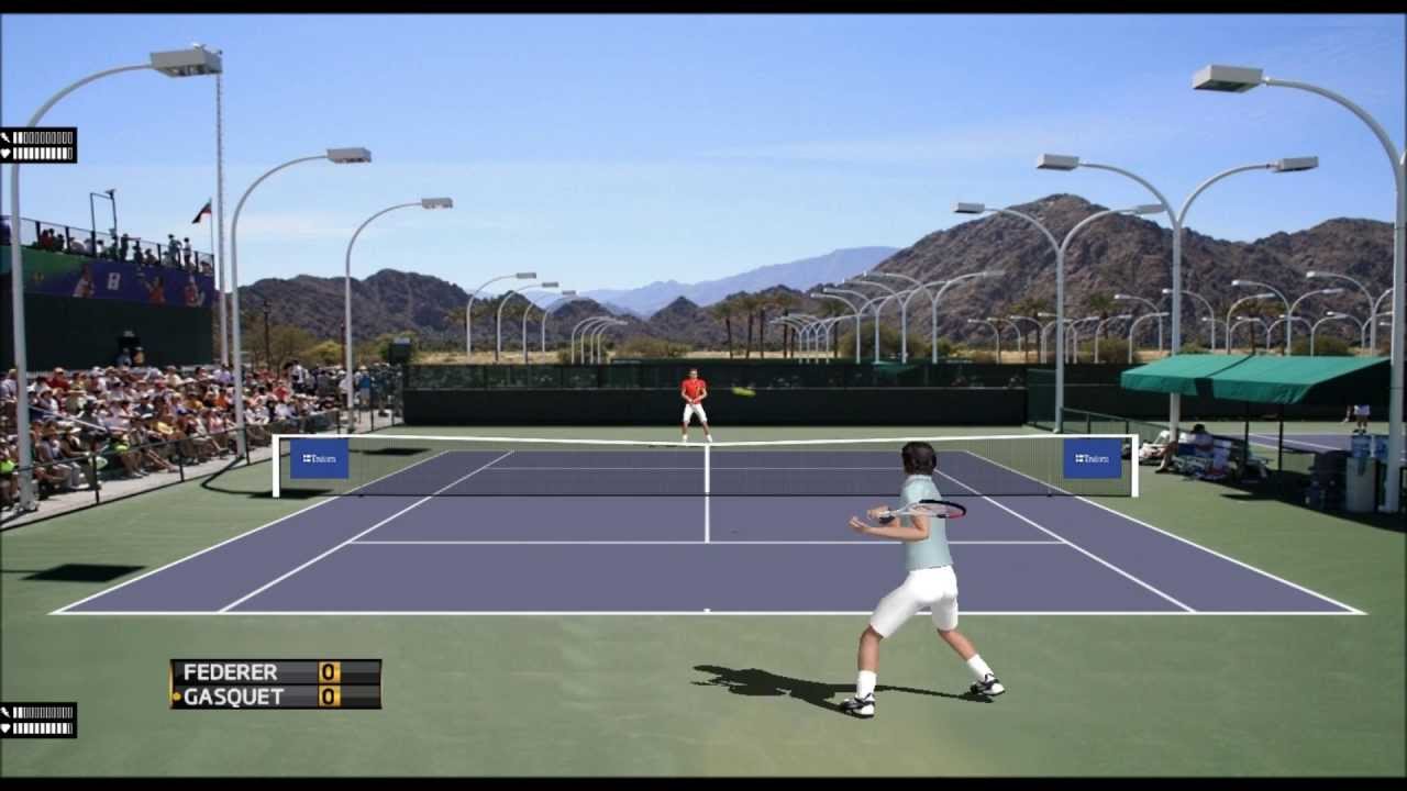 Federer/Gasquet Training Session - Tennis Elbow 2013