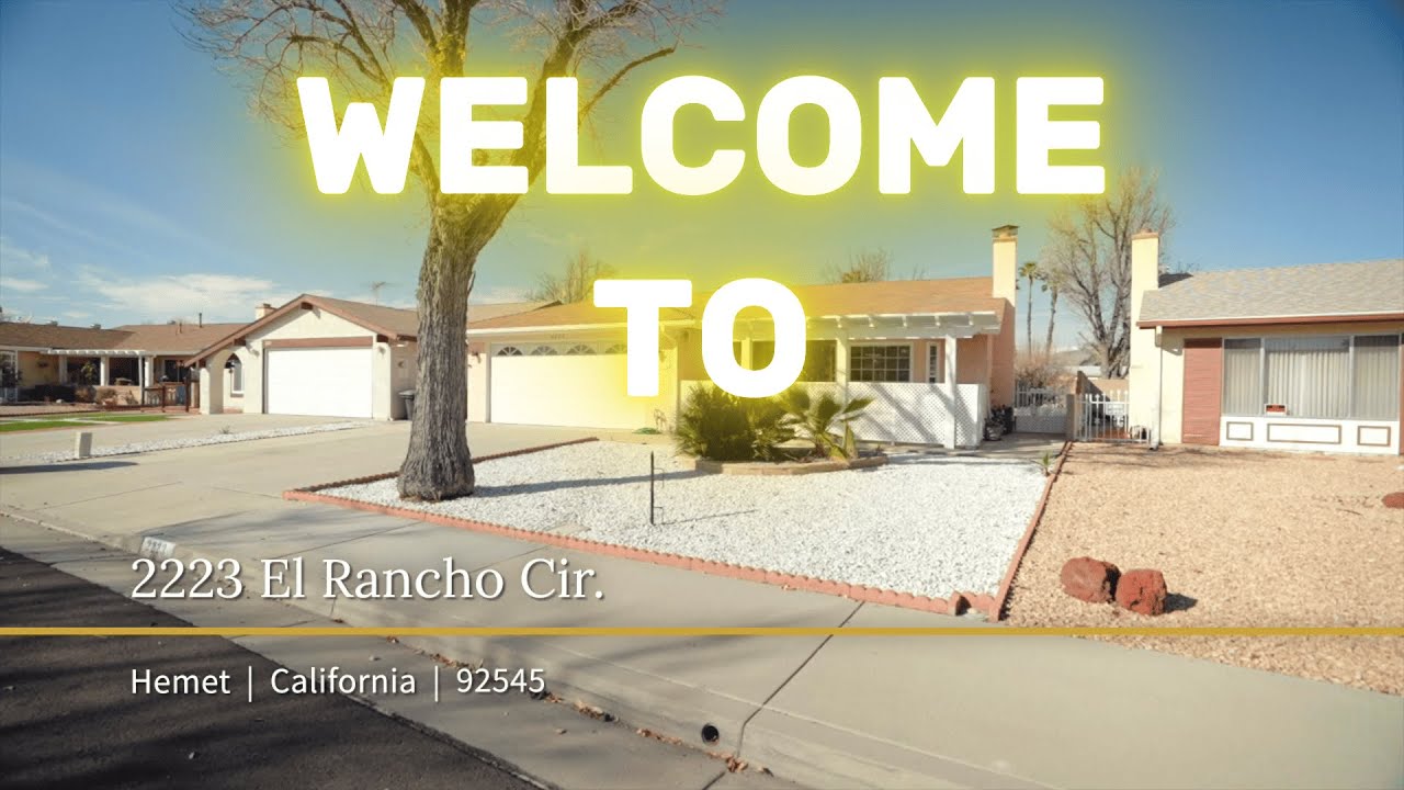2223 El Rancho Circle Listing Video