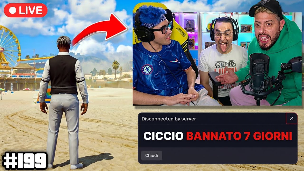 CICCIO BANNATO dal SERVER SCLERA con TEKNOYD e TUBERANZA su GTA5 RP (TEKTEK EP.199)