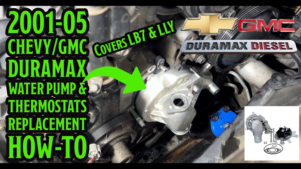 2001-05 Chevy/GMC Duramax Diesel Water Pump & Thermostats Replacement How-To