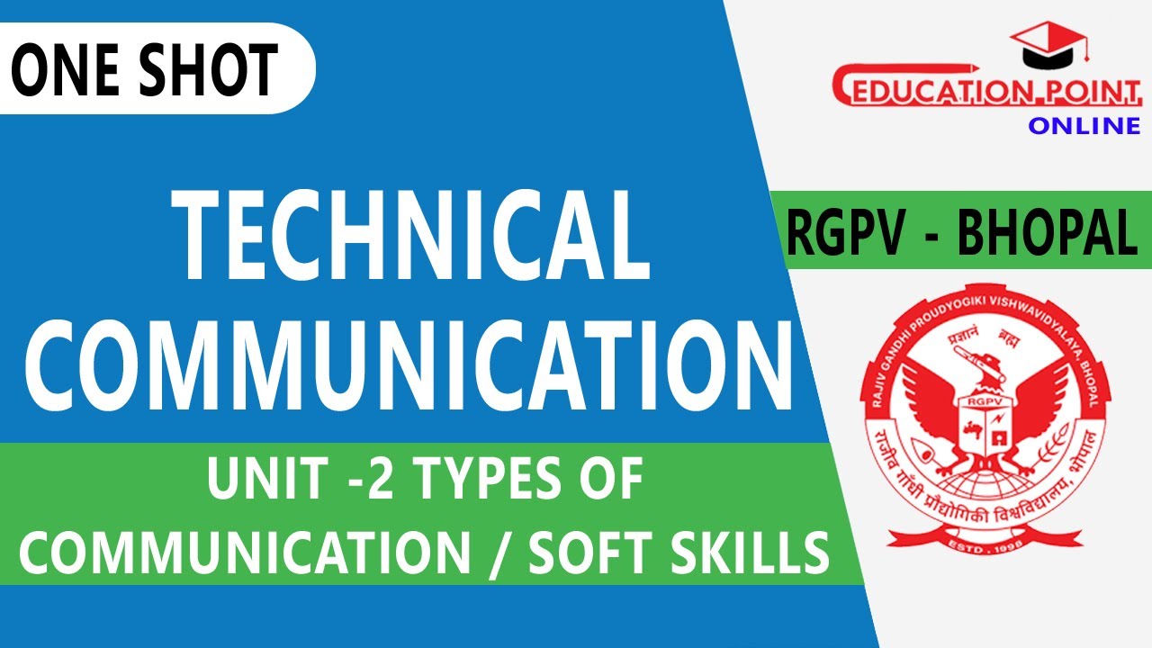 Unit 2 Technical Communication One Shot Video | RGPV B.Tech 2nd Year